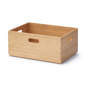 Stackable Bamboo Box - Medium W14.6 x D10.2 x H6.5"