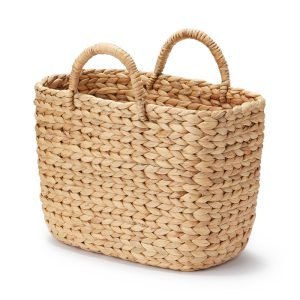 Water Hyacinth Basket - Large W14.6 x D7.3 x H10.2"